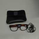 SKYWAY Reading Glasses Lighted Rechargeable Bright LED Readers with Lights Eyewear Clear Vision Unisex,  Square-Tortoiseshell