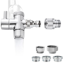 Sneatup Faucet Aerator to Garden Hose Diverter (5 adapters + Quick Connector)