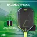 JOOLA Perseus Heat Vision 16mm Pickleball Paddle - Textured Carbon Fiber Surface for Spin - SK Film for Reduced Vibration - USAP Approved - NFC Chip Enabled