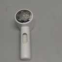 Fabric Shaver, Lint Remover Rechargeable, Electric Portable Sweater Defuzzer with 3 Speeds, 6 Leaf Blades, Digital LED Display to Remove Pilling for Clothes, Furniture, Sweater, Couch, Blanket (White)