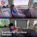 EcoNour Window Shades for Car Baby (2 Pack) | Retractable car Window Shade for Baby for Sun Protection for Kids, Passengers & Pets in The Back Seat | Car Window Covers for Trucks | (20x22)
