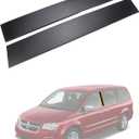 Flecto B Pillar Door Molding Trim Compatible with 2008-2020 Dodge Grand Caravan & 2008-2016 Chrysler Town & Country, Replaces 926-445 926-446 5020664AA 5020665AA (2PCS)