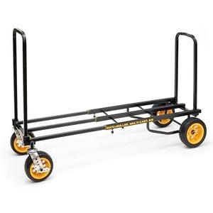 Rock-N-Roller R18RT (Mega Plus) 8-in-1 Folding Multi-Cart/Hand Truck/Dolly/Platform Cart/42" to 60" Telescoping Frame/700 lbs. Load Capacity, Black