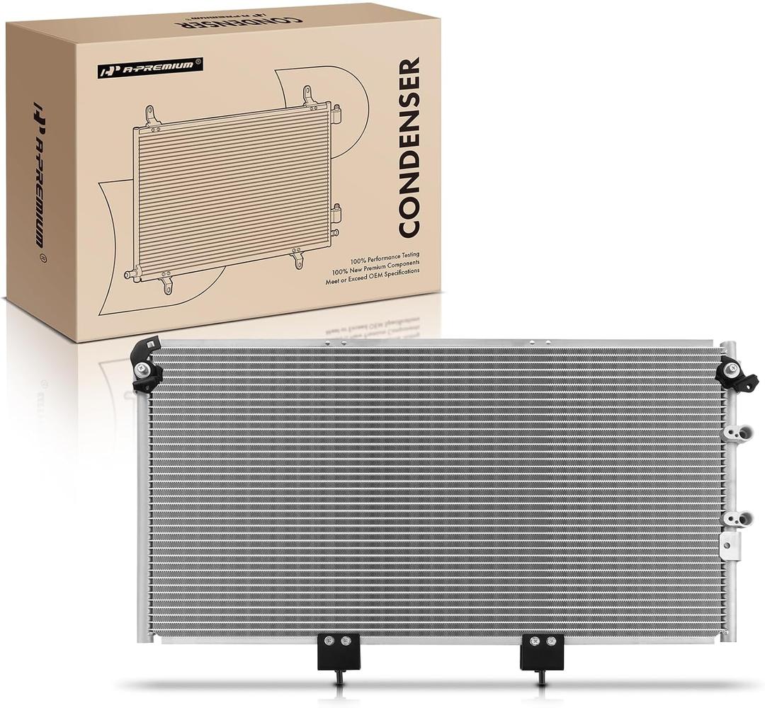 A-Premium Air Conditioning A/C Condenser Compatible with Lexus LS400 1995-2000 V8 4.0L, Replace# 4684, 8846050120