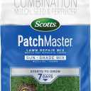 Scotts Patch Master Lawn Repair Mix Sun + Shade Mix, Combination Grass Seed, Fertilizer, and Mulch, 4.75 lbs.