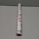 Retrify Pink Flowers Wrapping Paper Roll - 17 Inches x 32.8 Feet Mini Roll Cute Butterfly and Polka Dots Gift Wrap Paper for Mother's Day, Wedding, Birthday, Baby Shower, Holiday