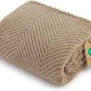 Bedsure Dog Blanket for Medium Dogs Washable - Fluffy Fuzzy Puppy Cat Blanket with Premium 300GSM Coral Fleece Soft for Pet Kitten Doggy, Brown, 30x40IN