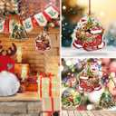 3 x Yorkshire Terrier Christmas Ornament - Yorkie Dog Aluminum Ornaments for Men, Women - Christmas Tree Decorations 2024