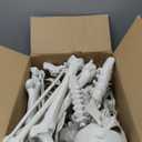 Wocst 6Ft Life Size Skeleton Posable Skeleton with Movable Joints Halloween Full Body Plastic Human Bones with 2PCS Black Crows for Halloween Indoor Outdoor Decor