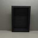 eModernDecor Over Mount Installation SHOWER CUBE Ready For Tile Waterproof Leak Proof Bathroom Recessed Shower Shelf Shower Niche Organizer Storage For Shampoo and Toiletry Storage (25" x 17", Black)