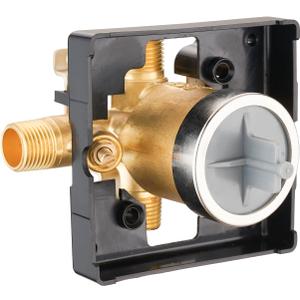 Rough in Valve Body for Shower& Tub Faucet Trim Kits, Compatible for Delta Model: R10000-UNBXHF, Fit 1/2" Copper, 1/2" IPS, PEX or CPVC Adapter