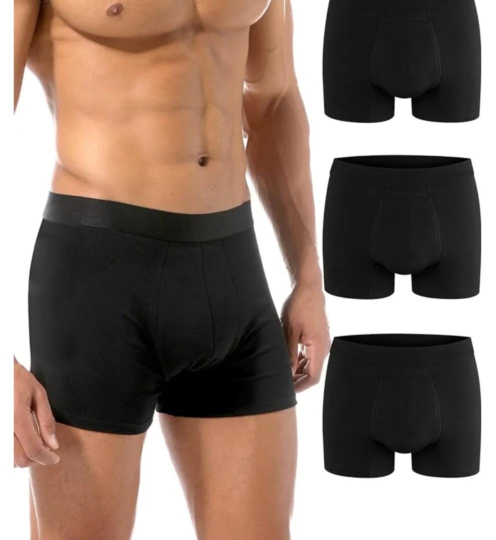 Varmax Incontinence Underwear for Men, Cotton Reusable Washable Leakproof Boxer Briefs, Heavy Flow Bladder Leak Men's Incontinence Underwear M