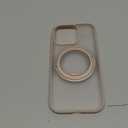 TORRAS 360 Magnetic Stand for iPhone 16 Pro Case, Ostand 3.0 [Fit for MagSafe] [4X MilGrade Shockproof] Rotatable Kickstand Cover, Camera Control Button, Translucent Desert Titanium, O3 Fitness