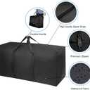 Extra Large Moving Bags with Strong Zippers & Carrying Handles, Storage Bags Storage Totes for Clothes, Moving Supplies, Space Saving Oversized Storage Bag Organizer for Moving, Traveling (2 Pack)