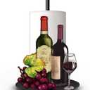 Hexagram Wine Paper Towel Holder, Wine Kitchen Bar Decor, Retro Decor for Kitchen Bar Bathroom Countertop, Antique Vintage Housewarming Gifts for Women Men