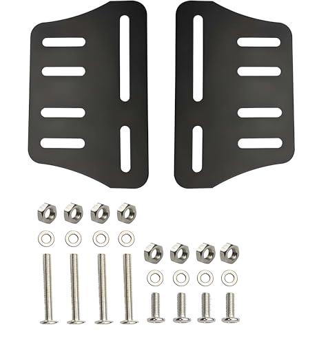 Duisanji Heavy Duty (2PCS) Bed Frame Adapter/Connector Plate Fits Headboard and Footboard, Modi-Plate Adapter/Connector for Bed Frame Modification, missing