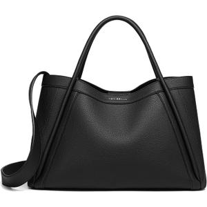 NEWBELLA Tote Bag for Women, Vegan Leather Crossbody Shoulder Bag, Top Handle Satchel Purse for Work, Travel, Daily Use