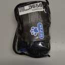 4 PCS Dog Boots Waterproof Dog Shoes with Reflective, Anti-Slip Pet Paw Protectors for Snowy, Rainy and Hot Pavement, Black, Medium (#3)