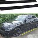 JMTBNO Universal 2.2M/86.6in Side Skirt Extension Splitter - Rocker Panel Lip Diffuser, Glossy Black