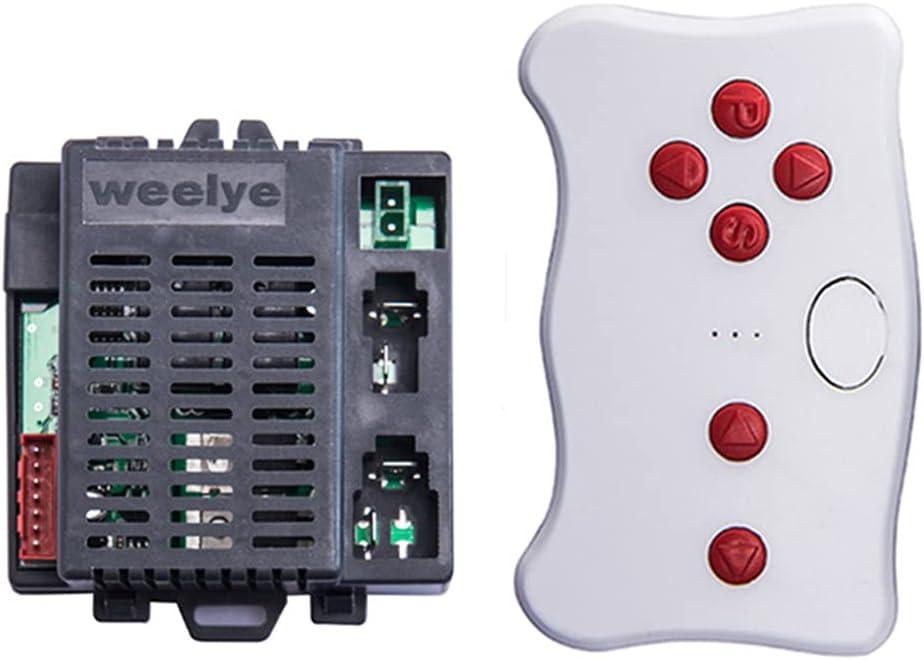 FULIHUA RX23 12V FC CE 2.4G Bluetooth Remote Control and Receiver, for Kids Ride On Toys, Weelye 12V Control Box Motherboard Accessories Ride On Car Replacement Parts