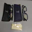 EASY READ 2 Pairs TR90 Bifocal Reading Glasses for Men,Rectangular Sport Blue Light Blocking Readers with Spring Hinge