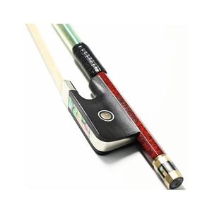 Cello Bow 4/4 Size Carbon Fiber Core Wood Skin Hybrid VINGOBOW 120C Master Level Ebony Frog Well Balanced Pernambuco Performance Sweet Warm Tone Mongolian Horse Hair