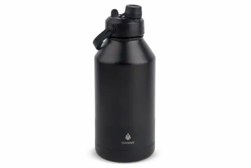 Manna Ranger Dual Water Bottle - Black, 64 oz