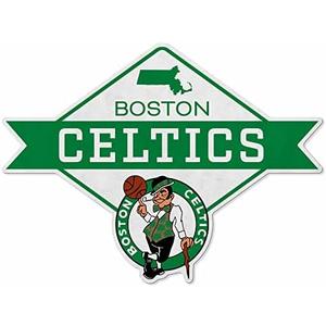 Rico Industries NBA Basketball Diamond Shape Cut Pennant - Home and Living Room Décor - Soft Felt EZ to Hang