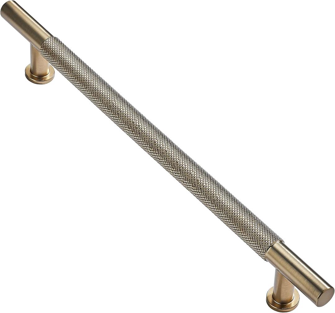 khtumeware 1 Pack 24 Inch(610mm) Soild Knurled Gold Appliance Pulls Brushed Brass Cabinet Pulls Drawer Pulls Kitchen Hardware Kitchen Handles for Cabinets Cupboard Handles khtumeware 1 Pack 24 Inch(610mm) Soild Knurled Gold Appliance Pulls Brushed Brass Cabinet Pulls Drawer Pulls Kitchen Hardware Kitchen Handles for Cabinets Cupboard Handles