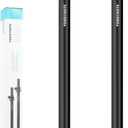 Set of 2 Speaker Pole for Subwoofer Height Adjustable Fits M20 Threaded Mount and 35mm Mount Speaker Extender with M20 to 35mm Adapters