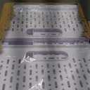 Stackable Plastic Storage Basket, 3 Pack Foldable Closet Organizers and Storage Bins with Wheels, Collapsible Drawer Shelf Storage Box Container for Office Bedroom Closet Wardrobe Kitchen Bathroom