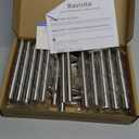 Ravinte 15 Pack | 5'' Cabinet Pulls Satin Nickel Stainless Steel Kitchen Drawer Pulls Cupboard Pulls Brushed Nickel Cabinet Handles 5Length with 3 Hole Center
