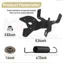Karbay GY20986 Deck Drive Belt Idler Arm Plate for J-OHN Deere D140 E160 L130 LA145 Lawn Tractors, Replaces GY20986BLE GY20760BLE