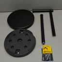 KES Bathroom Toilet Paper Holder Stand Modern Tissue Roll Holder SUS304 Stainless Steel Rustproof Freestanding 20.2" H, Matte Black BPH283S1-BK