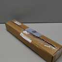 ENJOYBASICS 2 Pack No Drill Curtain Rods for Window 28 to 48 Inches, 5/8 Inch Diameter Renter Friendly Drapery Rod with Adhesive Brackets without Drilling, Adjustable from 27 to 52 Inches, Black