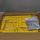 Wedding Sign HolderAdjustable welcome to our wedding sign stand with 2 Sign Hanging Straps ,Heavy Duty sign holder stand, welcome sign stand for party, wedding seating chart,Easel for Display (Gold)