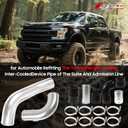 Max Flow Hot & Cold Side Intercooler Pipe Boot Kit for 2011-2016 Ford 6.7L Powerstroke Diesel Compatible with F-250 F-350 F-450 Super Duty
