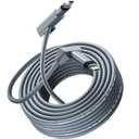 Starlink Gen 2 Cable 75FT/23M, ONLY for Gen 2 Rectangular Dish, Waterproof Replacement Cord for Starlink Gen 2 Standard Actuated Kit, High-Speed PoE Cable, NOT for Gen 3/Mini/Round Dish (Grey)