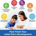 Montessori Preschool Busy Book for Toddlers Ages 3 and Up - Preassembled - Preschool Learning Activities Montessori Educational Toys - Gifts for 3 Year Old Boys, Toddler Learning Toys Activities