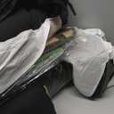 BBTO 43 Pcs Bling Car Accessories Set for Women Front Seats and Rear Bench Polyester Car Seat Protectors Wheel Cover Seat Floor Mats Full Crystal Automotive Interior Decor(Green)