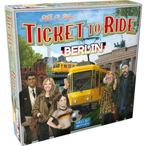 Asmodee Ticket to Ride Berlin Board Game - Train Route-Building Strategy Game, Fun Family Game for Kids & Adults, Ages 8+, 2-4 Players, 10-15 Minute Playtime