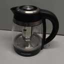 Chefman Electric Kettle with Temperature Control, 5 Presets LED Indicator Lights, Removable Tea Infuser, Glass Tea Kettle & Hot Water Boiler, 360 Swivel Base, BPA Free, Stainless Steel, 1.8 Liters