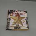 Christmas Tree Star Topper, 8" Gold Xmas Star Tree Decorations, 3D Shatterproof Bethlehem Star Tree Topper Decorations, Waterproof Christmas Tree Topper Decor for Holiday Home Outdoor Ornament