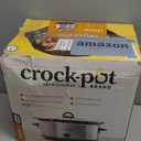 Crock-Pot 7 Quart Oval Manual Slow Cooker, Stainless Steel (SCV700-S-BR), Versatile Cookware for Large Families or Entertaining