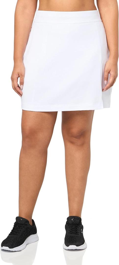 Callaway Women's Solid Stretch Golf Skort (XX-Large Plus, Bright White)