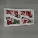 4 Pack Christmas Stocking Holders for Mantle, Gnome Stocking Hangers for Mantel, Christmas Stockings Hooks