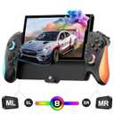 Saitake Switch 2 Controller, Ergonomically Designed Replacement for Switch 2 Pro Controller with 9-Axis Gyro, Native C-Key Chat Function, RGB Lighting, Turbo, Macros and Other Features
