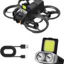 Strobe Light for DJI Avata 2/Avata, Universal LED Searchlight & Anti-Collision Night Flying Light, Tactical Spotlight for Enhanced Visibility and Navigation Fits DJI Mini 4 Pro/Mini 3 Pro/Mni 2/Air 3/Air 2S/Mavic 3/Mavic 2, Avata 2