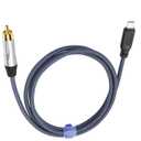 3FT USB c to Coaxial Cable Male Type-c to Digital coaxial Audio Interface Adapter, It can Output 32-bit/384kHz Digital Audio Signals for dac amp Sound Preamp Amplifier