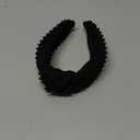 YISSION 1PC Pearl Knotted Headband for Women Non Slip Beaded Headband Wide Pearl Headbands for women Jeweled Embellished Hairband Black Head Band Hair Accessories for Women Girls